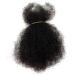 Afro Kinky Bulk Real Hair for Locs & Dreadlocks - 2 Pieces Colorable Natural Black #1B 20.3 cm - Buy Online on GoSupps.com