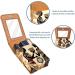 Shop Stylish African Ethnic Leather Lipstick Case | Mini Lip Gloss Organizer with Mirror - Perfect for Travel - Buy Online on GoSupps.com
