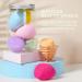 AUAUY 8 Pcs Makeup Sponge Blender Set Beauty Sponge Makeup Sponges for Foundation Multi-color Makeup Sponge Set With 1 holder 1 Storage Tank for Liquid Cream and Powder (Slanted Cut Style) 8pcs Slanted Cut Style - Buy Online on GoSupps.com