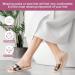 10 Pair Plaid Open Toe House Slippers Set - Non Slip Indoor Hotel and Travel Unisex Spa Slippers - Washable Reusable Breathable Casual Slippers for Guests and Family - Buy Online on GoSupps.com
