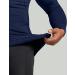 TSLA Men's Thermal V-Neck Long Sleeve Compression Shirt - Navy | Small - Buy Online on GoSupps.com