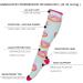 LEOSTEP Compression Socks for Women (3 Pair) - Knee High Support Stocking for Nurse Flight, Sports, Travel & Pregnancy - 20-30mmHg (S-M) - Cake - Buy Online on GoSupps.com