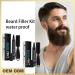Waterproof Beard Pencil Filler for Men - Black Beard Dye Kit with Bristle Brush - Long Lasting Coverage for Beard, Moustache & Eyebrows - Buy Online on GoSupps.com