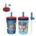 Zak Designs PAW Patrol Kelso Tumbler Set  Leak-Proof Screw-On Lid with Straw  Bundle for Kids Includes Plastic and Stainless Steel Cups with Additional Sipper (Paw Patrol- 3pc)15 fl oz 3 Piece Set Paw Patrol