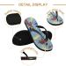 Shop Mnsruu XXL Dinosaur Flip-Flops - Yellow/Brown Animal Print for Home Hotel Spa & Travel | Comfortable Footwear for Men & Women - Buy Online on GoSupps.com