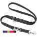 Dey - Premium dog leash nylon 2m |Reflecting |3 -way adjustable |For small medium -sized and large dogs |Many colors | Doubleein dog |Tow leash |Fire leash |Puppy leash |Black XS XS - 1.0 x 200 cm black -reflecting