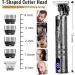 Hair Trimmer Long Hair Trimmer Men's Wireless Hair Trimmer 0 mm Hair Trimmer Rechargeable with LED Display T Blade Trimmer Electric Beard Trimmer for Children and Families (Silver LED) Silver-led - Buy Online on GoSupps.com