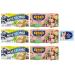 Rio Mare Nostromo Pack of 6 Tuna and Pea Test Sachets 150g + 1 Felce Azzurra Talcum Powder Sachet 100g