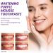 Natural Tooth Whitening Toothpaste | Purple Formula for Yellow Teeth Removal & Sensitive Teeth Protection - Buy Online on GoSupps.com