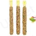 3x packs of Vitakraft Budgies Crackers Trio-Mix (9 sticks in total - including Sesame Seeds Herbs Paprica Banana Kiwi Lemon) - Buy Online on GoSupps.com