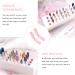 Lurrose Box grinding head storage box Nail Manicure supplies professional nail kit nail care kit manicure pedicure kit Nail Drill Holder Nail Bit Holder nail art tools shell Multiple slots - Buy Online on GoSupps.com