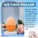 Joyeee Ice Roller - Facial Ice Scooter for Beauty & Skin Care | Shrink Pores Reduce Swelling Improve Elasticity - Egg-Shaped Design in Orange #2 - Buy Online on GoSupps.com