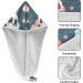 Small Pandas Clouds Stars Hair Towel 2 Pack - Super Absorbent Quick Dry Hair Turbans for Women & Girls - Buy Online on GoSupps.com