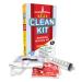 The Clean Kit: Refillable Solution for Discreet Fluid Management Quick Clean System