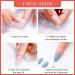 144 Short Matte Press on Almond Stiletto Fake Nails Set with Adhesive Tabs - Deep Color | DIY Nail Art Kit - Buy Online on GoSupps.com
