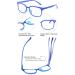 FEISEDY Blue Light Blocking Reading Glasses B2566 - Spring Temples 3.5x Magnification | International Shipping Available - Buy Online on GoSupps.com