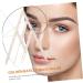 Anneome 1pc Second Generation Scale Makeup Kits Eyebrow Shape Molds Eyebrow Tattooing Ruler Tracer Bagged 25x5x0.6cm Silver - Buy Online on GoSupps.com