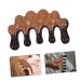 Hapinary Wooden Massage Comb for Scalp Care | No Static Wide Tooth Portable Hair Tool - 10.00cm x 5.50cm - Buy Online on GoSupps.com