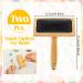 Wool Carders Needle Felting Brushes - 2 Pcs Hand Carders for Wool - Wooden Wool Carding Tools for Needle Felting Craft Projects - Buy Online on GoSupps.com