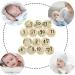 Baby Monthly Milestone Cards Sign Double Sided Wooden Newborn Sign Baby Birth Announcement Milestone Discs Year Growth Photography Newborn Milestone Baby Gift Sets for Newborn Boys and Girls 10cmX10cm (7pcs) 14pcs - Buy Online on GoSupps.com