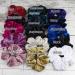 2 PCS Premium Large Velvet Hair Scrunchies - Burgundy | Hair Ties Bands Updo Ponytail Holder for Women, Girls, Kids - Buy Online on GoSupps.com