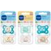 MAM Day & Night Skin Soft Silicone Pacifier Set for Boys - 0-6 Months | 6 Pacifiers + 3 Sterilized Transport Boxes - International Shipping Available - Buy Online on GoSupps.com