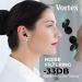 Vortex. Ear Plugs for Sleep Reusable Silicone Hearing Protection Noise Reduction for Sleeping 8 Ear Tips in XS/S/M/L 33db Noise Cancelling for Snoring Flights Concerts and Noise Sensitivity Black - Buy Online on GoSupps.com