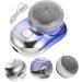 FRCOLOR Mini Electric Shaver for Men - 4pcs Travel Razor Wet & Dry Facial Hair Removal Rechargeable Handheld Clipper - Buy Online on GoSupps.com