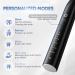 Juivin Silent Sonic Electric Toothbrush for Adults - 15 Cleaning Modes, Smart Timer, 6 Brush Heads - Rechargeable & Long-Lasting - Travel Case Included (Black) - Buy Online on GoSupps.com