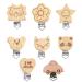 8-Pack Wooden Pacifier Clips - Durable Stylish Baby Pacifier Holders for International Shipping - Buy Online on GoSupps.com
