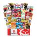 SnackBOX Gluten Free Healthy Snacks Care Package (34 Count) for College Students Exams Valentines Day Military Finals Office and Gift Ideas. Over 3 LBS of Chips Popcorn and granola Bars.