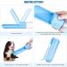 Pettom 420ml Portable Dog Water Bottle - Leak-Proof & Safe Foldable Pet Drinking Bottle for Travel Hiking & Training - Blue - Buy Online on GoSupps.com