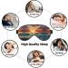 Ocean Sunset Scenery Print Eye Mask | Unisex Soft Comfort Sleep Shade for Travel Yoga & Shift Work - Buy Online on GoSupps.com