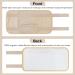 Castor Oil Packs Set of 2 Reusable Organic Castor Oil Packs Adjustable Elastic Strap for Waist and Thyroid Neck Washable Castor Oil Packs (Oil Not Included) 2pcs neck-waist Beige - Buy Online on GoSupps.com