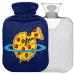 NAANLE Pizza Planet Heat bottle MIT TIVE Transparent hot water bottle 1L heat bottle for bed handfeers Warmer pain relief heat and cold therapy