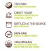 Dignity Coconuts Raw Organic Unrefined Coconut Oil - 4 fl oz Glass Jar - Buy Online on GoSupps.com