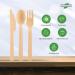 Eco-Craze Bamboo Cutlery Kit (Pack of 250) 6 Pcs Disposable Bamboo Meal Kit Includes a Fork Knife Spoon Salt Pepper Paper Napkin Compostable Bamboo Set Alternative to Plastic - Buy Online on GoSupps.com