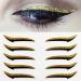 Autocollants Eye Liner - Patch Maquillage Fard Paupi res | Patchs Maquillage Yeux Naturels Imperm ables pour Sc nes ou F tes Or - Buy Online on GoSupps.com