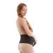 GABRIALLA Elastic Pregnancy Belly Band for Pregnant Women Baby Safe Design Adjustable & Breathable Maternity Belt Improve Posture and Relieves Back Joint & Hip Strain (MS-96 Black L) Large black