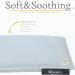 Grain Cushion - Warming Cotton Pillow 46x12 cm | Wheat-Filled Spelled Pillow for Back Neck & Shoulder Pain Relief | Perfect Gift in Light Blue - Buy Online on GoSupps.com