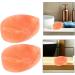  DECOMELODY 2 Pieces Callus Scrub Stone Body Scrub Deodorant Massage Stone Natural Salt Soap Pink Salt Stone Polished Salt Stone Skin Exfoliating Soap Heart-Shaped Unscented Soap - Buy Online on GoSupps.com