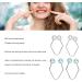 Sonew 2 Pairs Dimple Trainer Stainless Steel Face Dimple Training Ball Easy to Wear Dimple Maker to Create a Beautiful Smile - Buy Online on GoSupps.com