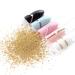 heaven2017 0.4mm 3D DIY Micro Metallic Steel Beads 3D Nails Supply Studs Nail Art Decorations Mini Charm Studs Golden - Buy Online on GoSupps.com