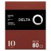 Delta Q Capsules de Caf Qalidus Intensit 10 Pack 80 Compatibles avec les Machines Delta Q Espresso Intense aux Notes de Caramel
