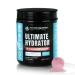 Ultimate Hydrator Hydration Electrolytes Drink Powder with BCAAs Strawberry Smash Powder for Rehydration & Recovery Keto Vegan & Sugar-Free.