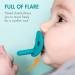 Boon JEWL Biometric Silicone Baby Pacifier - Blue - 3+ Months - Orthodontic Soothing Pacifiers - 2 Count - Buy Online on GoSupps.com