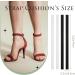200 Pcs Women's Cuttable Shoe Strap Cushions | Foot Cushions for Heels, Pumps, Sandals - Black & White - Buy Online on GoSupps.com