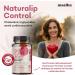 Naturalip Control | Fermented Red Rice Supplement | Helps Maintain Normal Cholesterol and Triglyceride Levels | High Concentration | 60 Capsules | 100% Vegan - Buy Online on GoSupps.com