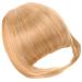 Clip in Fringe Clip in Fringe High Temperature Fiber Clip in Bangs with Temple Hair Fake Flat Bangs Front Face Fake Fringe for Women Girl Style2