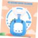 Minkissy 8-Piece Children's Toothbrush Set | 360 U-Shaped Tooth Cleaning Tool | Manual Accessories for Kids - Buy Online on GoSupps.com